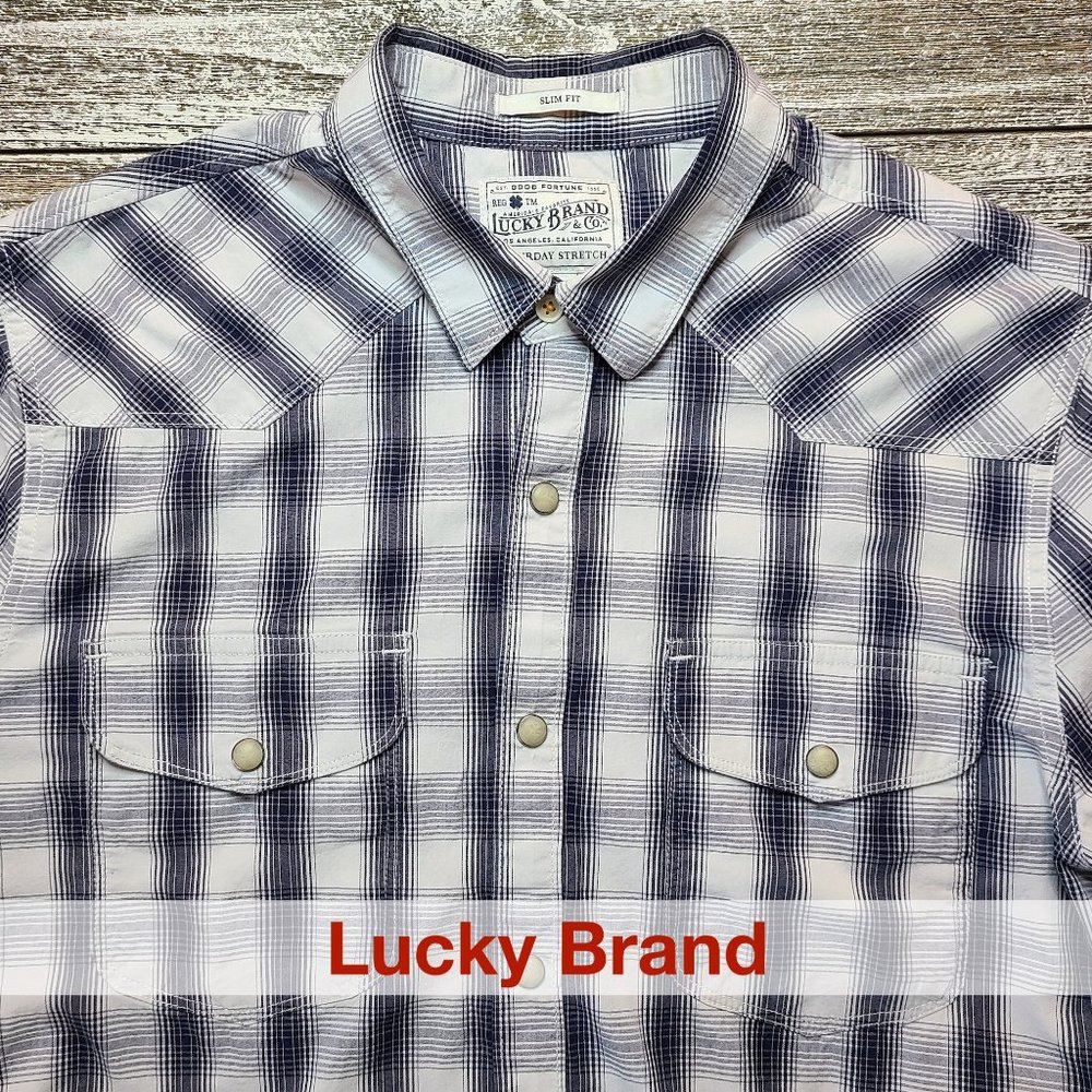 Lucky Brand • Slim Fit Western Style Shirt